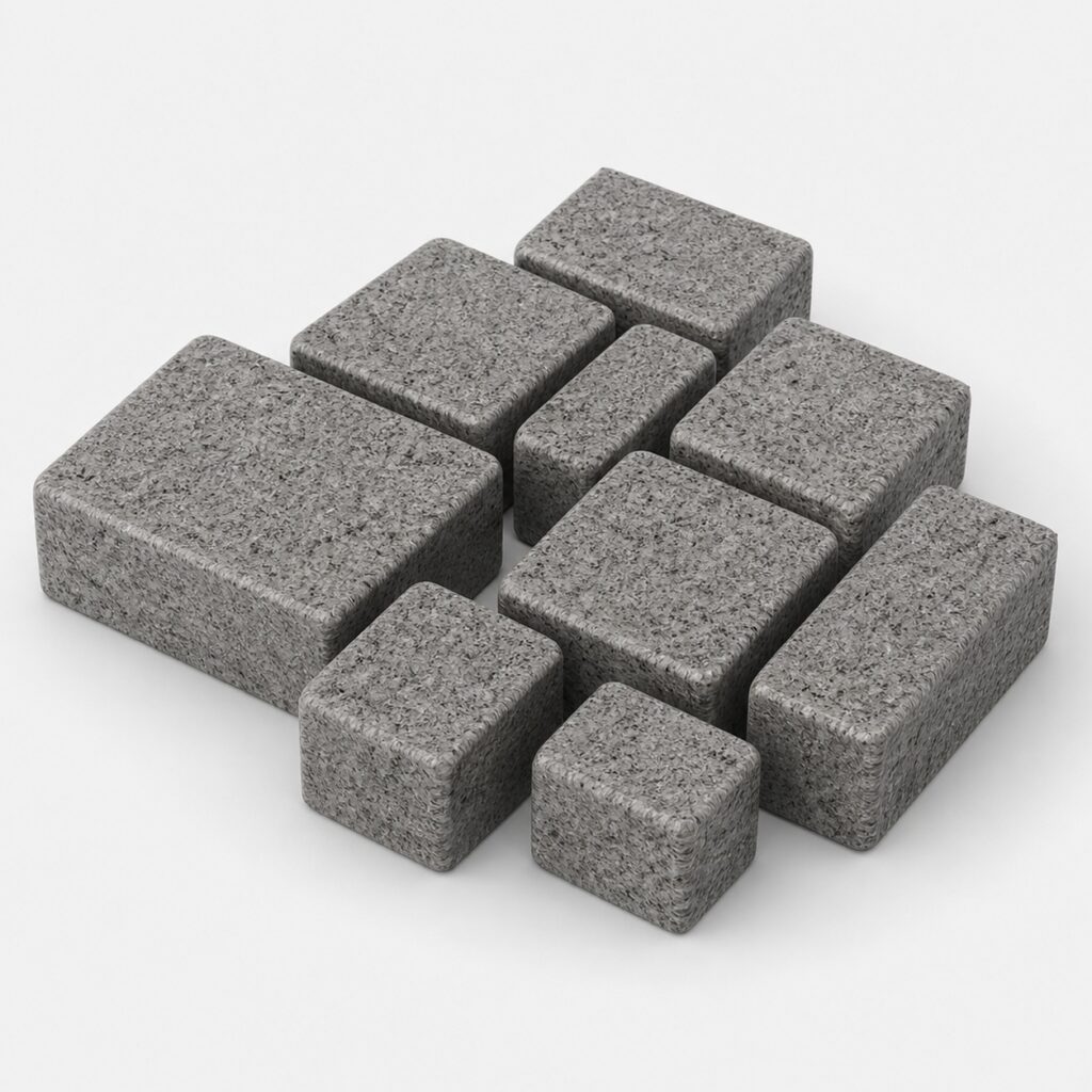 Брусчатка G664 Bainbrook Brown 200×100×50 мм Полнопил — вариант 6