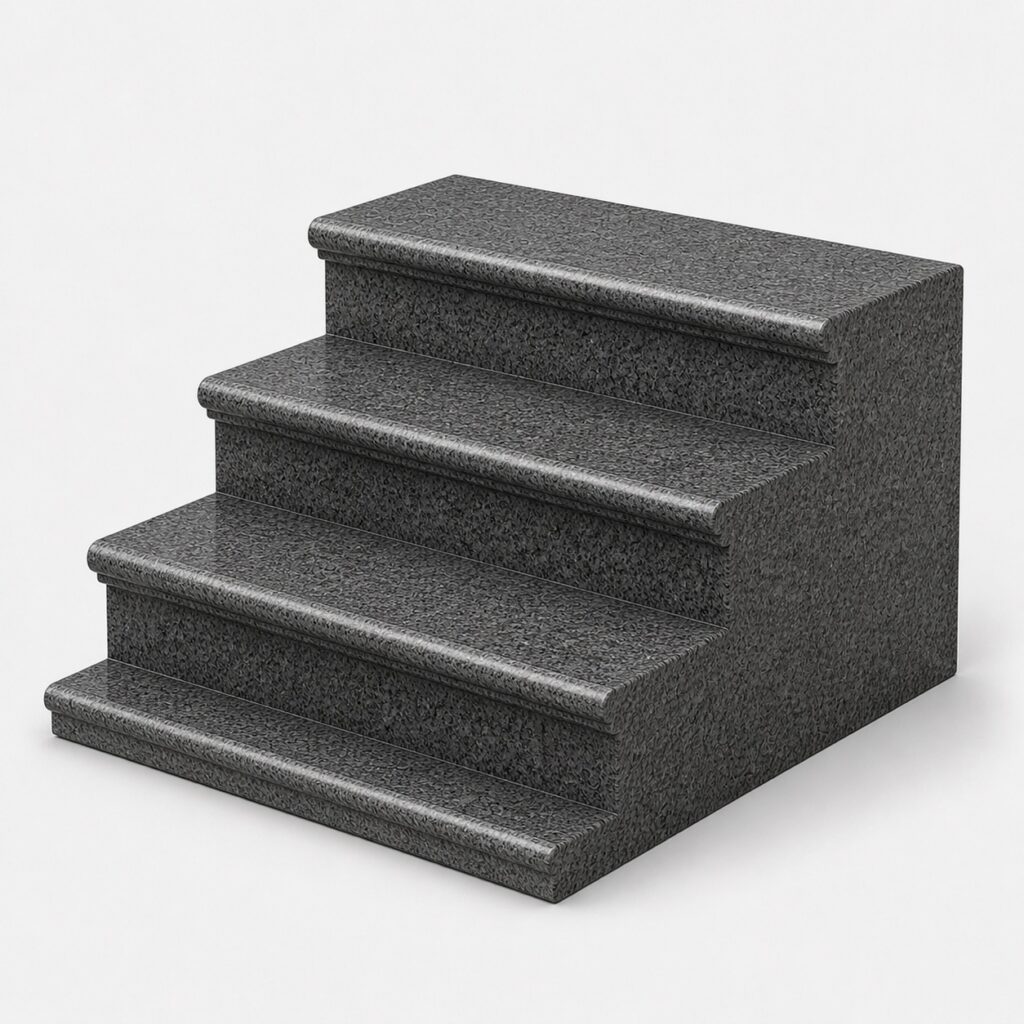 Ступень Imperial Red 1500×350×20 мм полировка — вариант 8